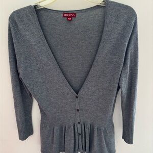 Merona Gray Babydoll Women's Sweater